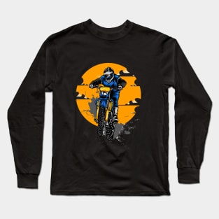 Sun And Motorcross Long Sleeve T-Shirt